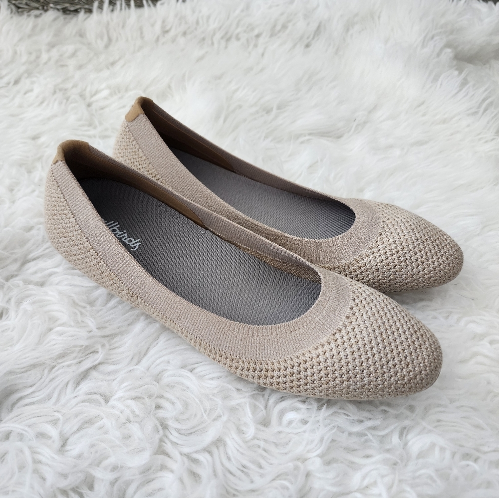 Allbirds Women's Tree Breezers. CLASSICS: Rugged Beige. Size 9.5. New.Crafted